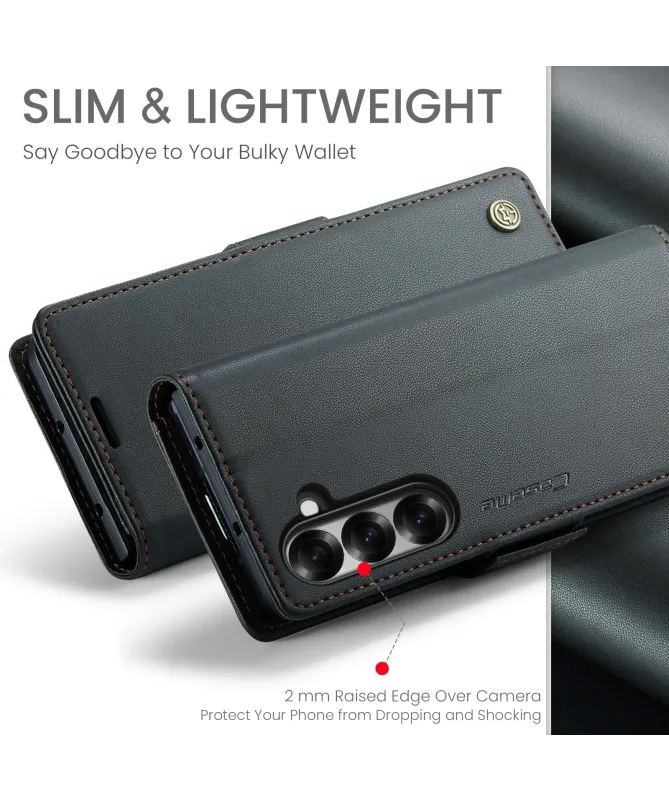 Étui Samsung Galaxy Z Fold 7 Effet Cuir RFID | CASEME