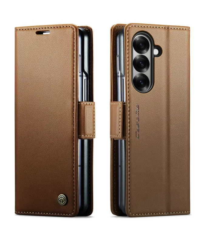 Étui Samsung Galaxy Z Fold 7 Effet Cuir RFID | CASEME