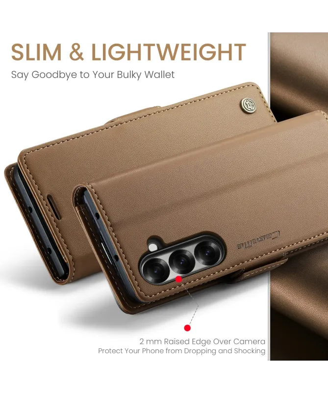 Étui Samsung Galaxy Z Fold 7 Effet Cuir RFID | CASEME