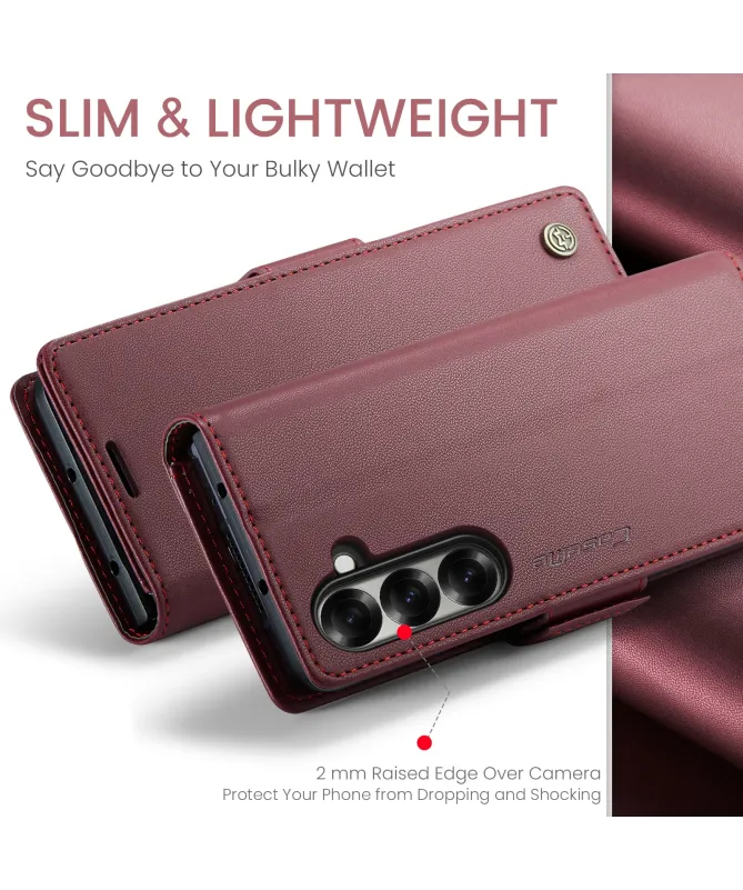 Étui Samsung Galaxy Z Fold 7 Effet Cuir RFID | CASEME