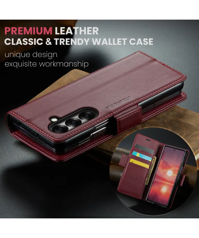 Étui Samsung Galaxy Z Fold 7 Effet Cuir RFID | CASEME