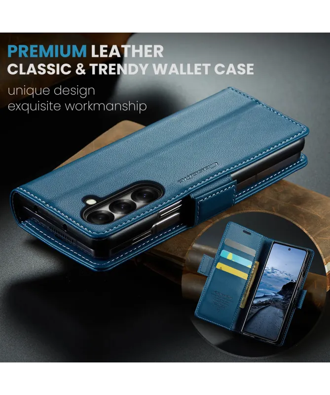 Étui Samsung Galaxy Z Fold 7 Effet Cuir RFID | CASEME