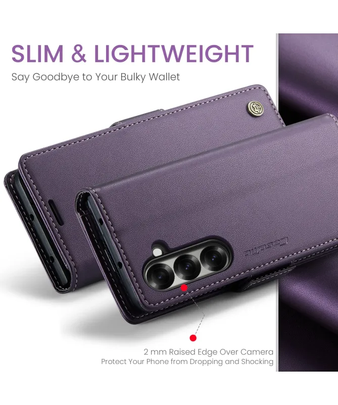 Étui Samsung Galaxy Z Fold 7 Effet Cuir RFID | CASEME