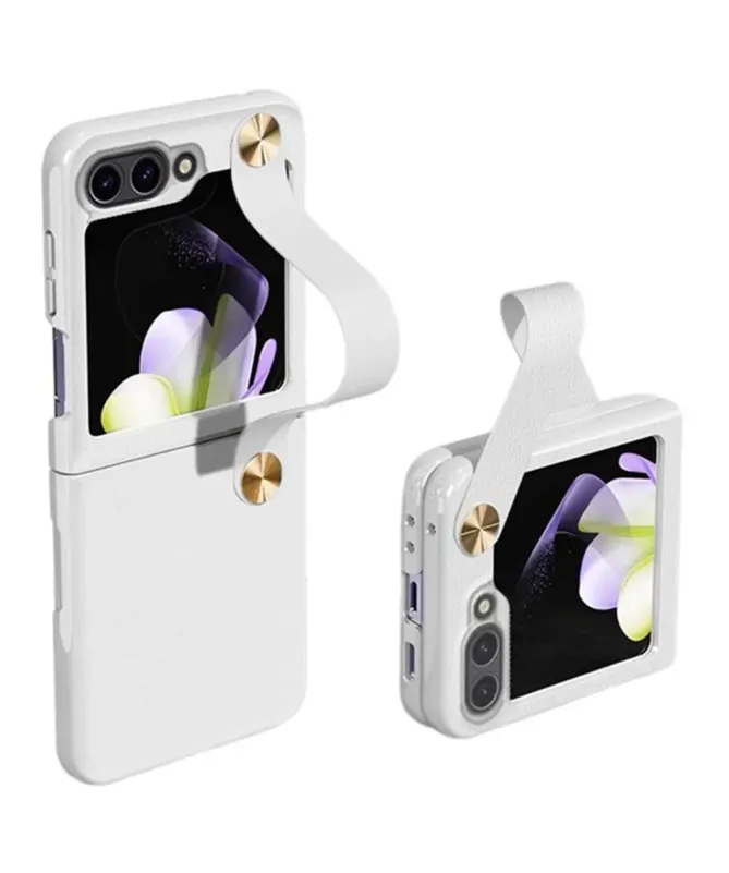 Coque Samsung Galaxy Z Flip 7 FE / Z Flip 6 avec Lanière de Maintien |