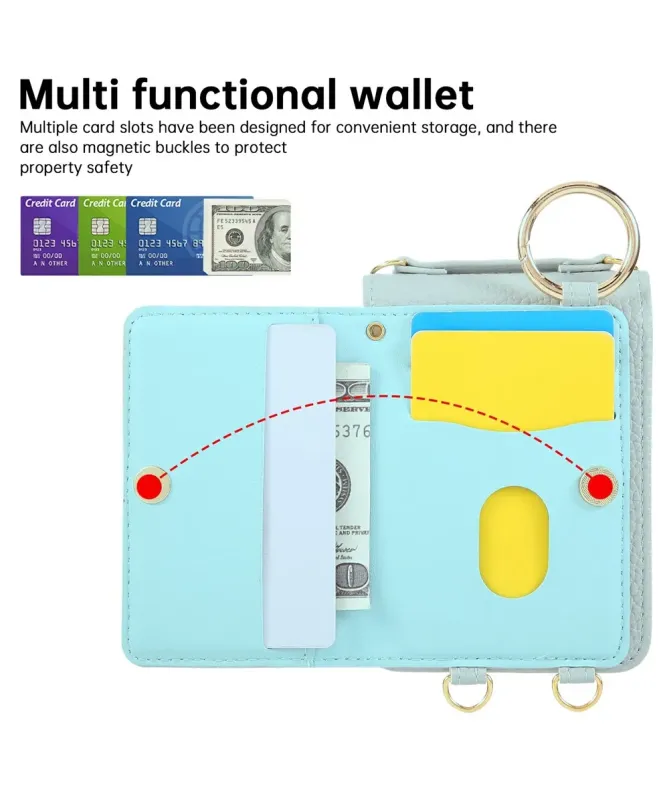 Coque Samsung Galaxy Z Flip 7 FE / Z Flip 6 Bandoulière Matelassée | P