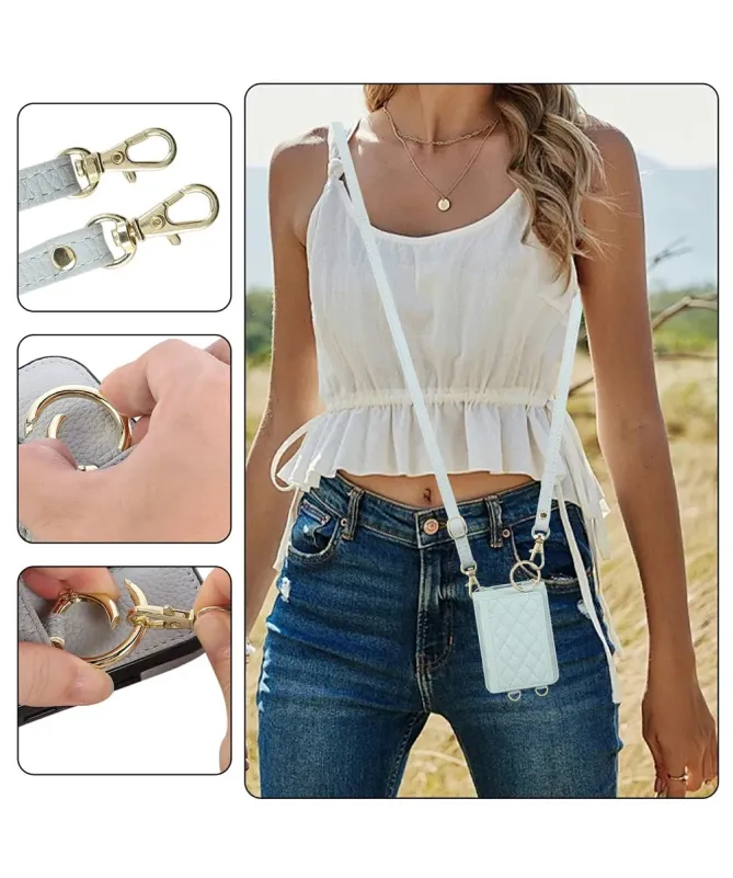 Coque Samsung Galaxy Z Flip 7 FE / Z Flip 6 Bandoulière Matelassée | P