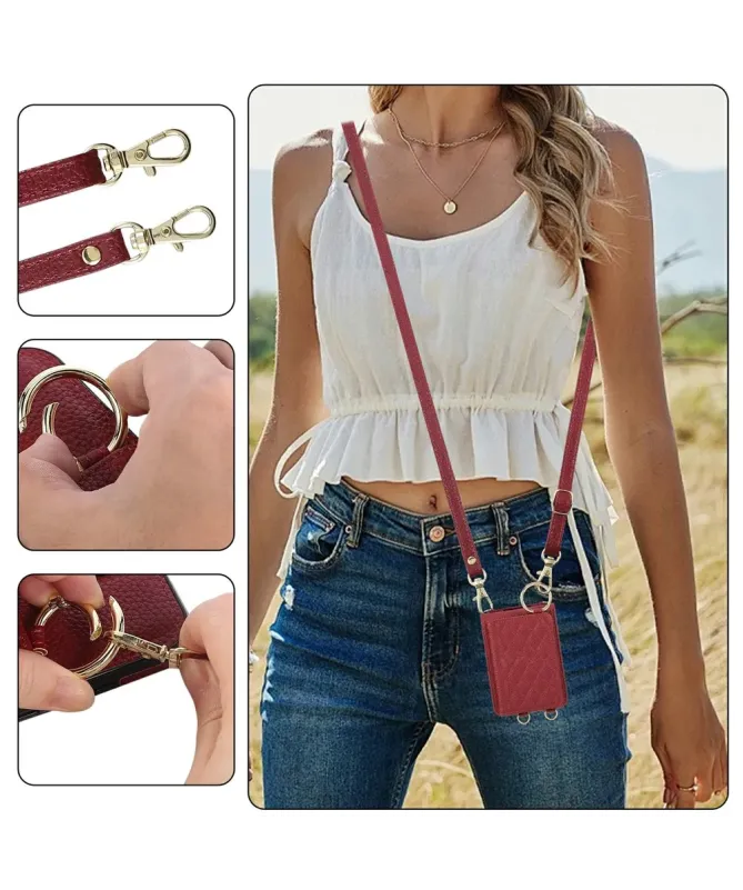 Coque Samsung Galaxy Z Flip 7 FE / Z Flip 6 Bandoulière Matelassée | P