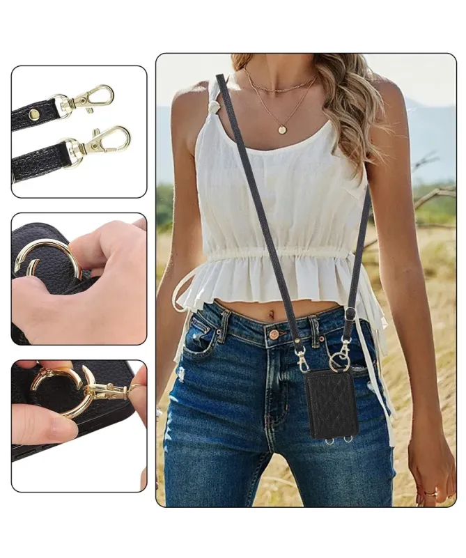 Coque Samsung Galaxy Z Flip 7 FE / Z Flip 6 Bandoulière Matelassée | P