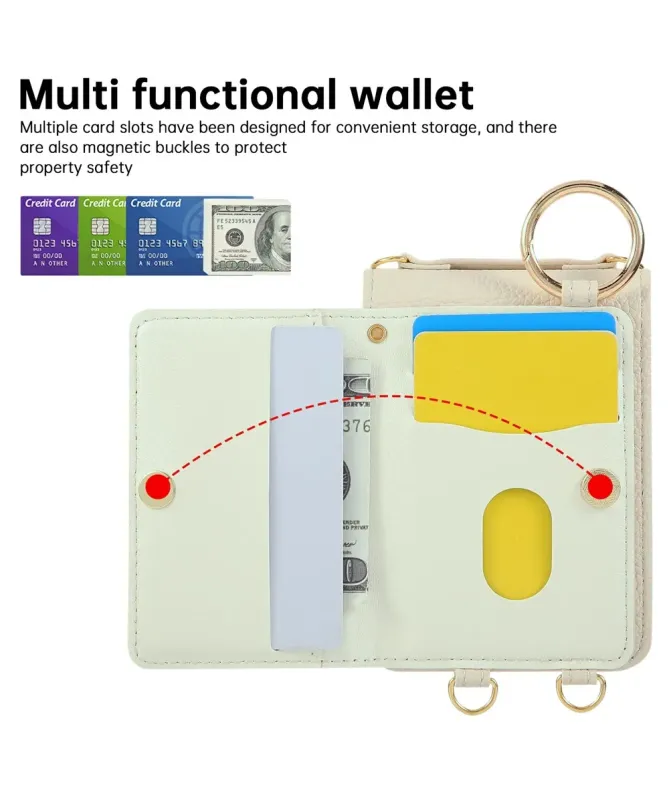 Coque Samsung Galaxy Z Flip 7 FE / Z Flip 6 Bandoulière Matelassée | P