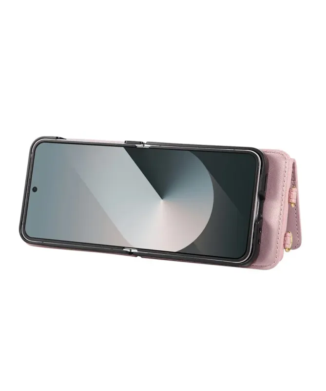 Coque Samsung Galaxy Z Flip 7 FE / Z Flip 6 Bandoulière Matelassée | P