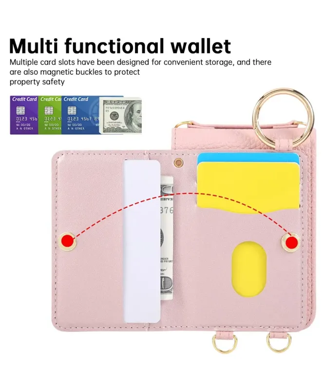 Coque Samsung Galaxy Z Flip 7 FE / Z Flip 6 Bandoulière Matelassée | P