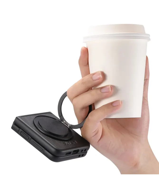 Coque Samsung Galaxy Z Flip 7 FE / Z Flip 6 Effet Cuir Ciré avec Annea