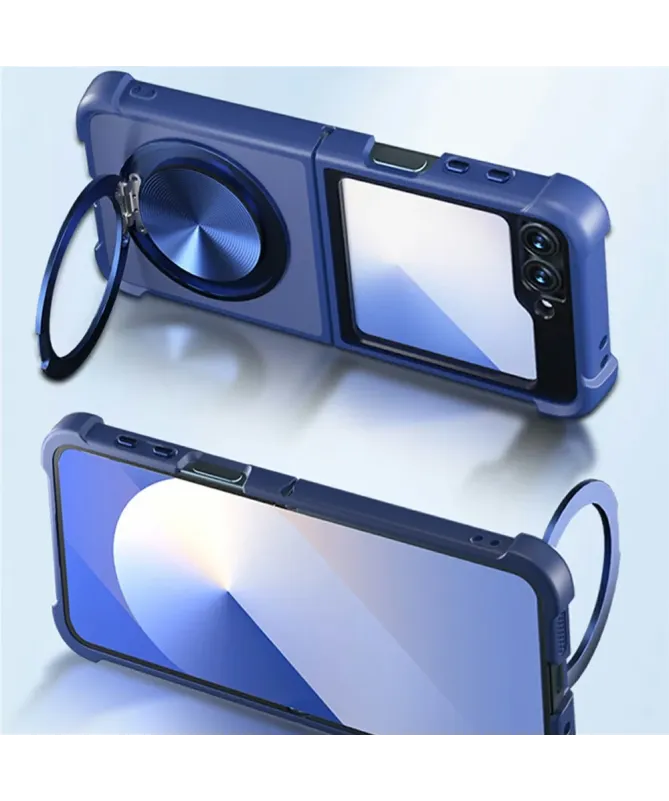 Coque Samsung Galaxy Z Flip 7 FE / Z Flip 6 / 5 Renforcée avec Anneau 