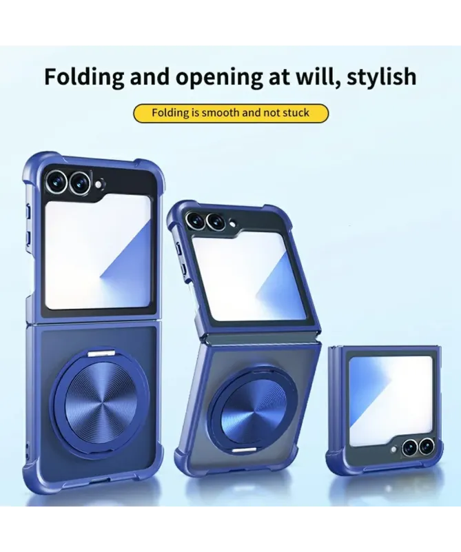 Coque Samsung Galaxy Z Flip 7 FE / Z Flip 6 / 5 Renforcée avec Anneau 