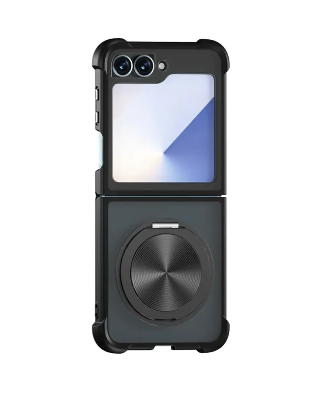 Coque Samsung Galaxy Z Flip 7 FE / Z Flip 6 / 5 Renforcée avec Anneau 