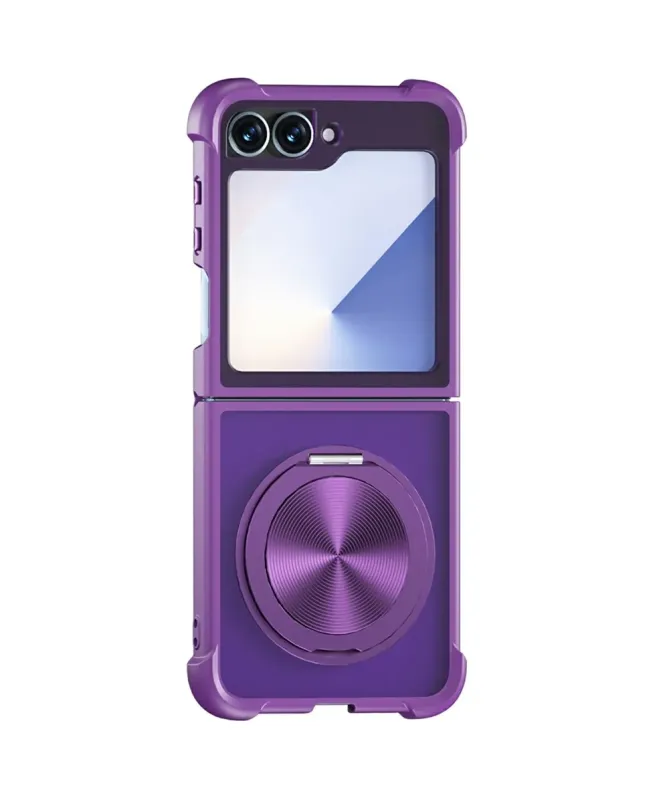 Coque Samsung Galaxy Z Flip 7 FE / Z Flip 6 / 5 Renforcée avec Anneau 