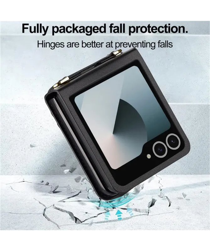 Coque Portefeuille Samsung Galaxy Z Flip 7 avec Bandoulière | NOMADE