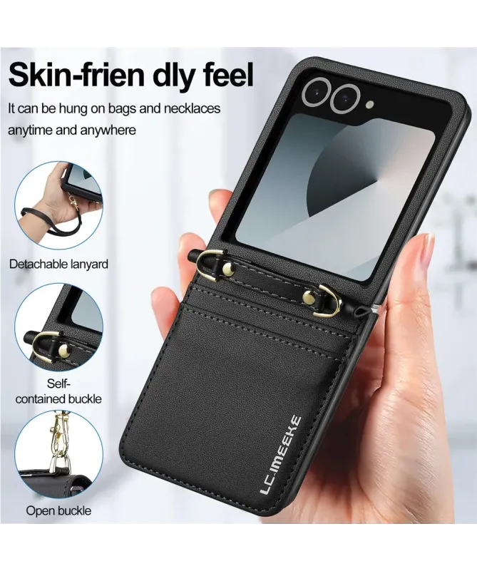 Coque Portefeuille Samsung Galaxy Z Flip 7 avec Bandoulière | NOMADE