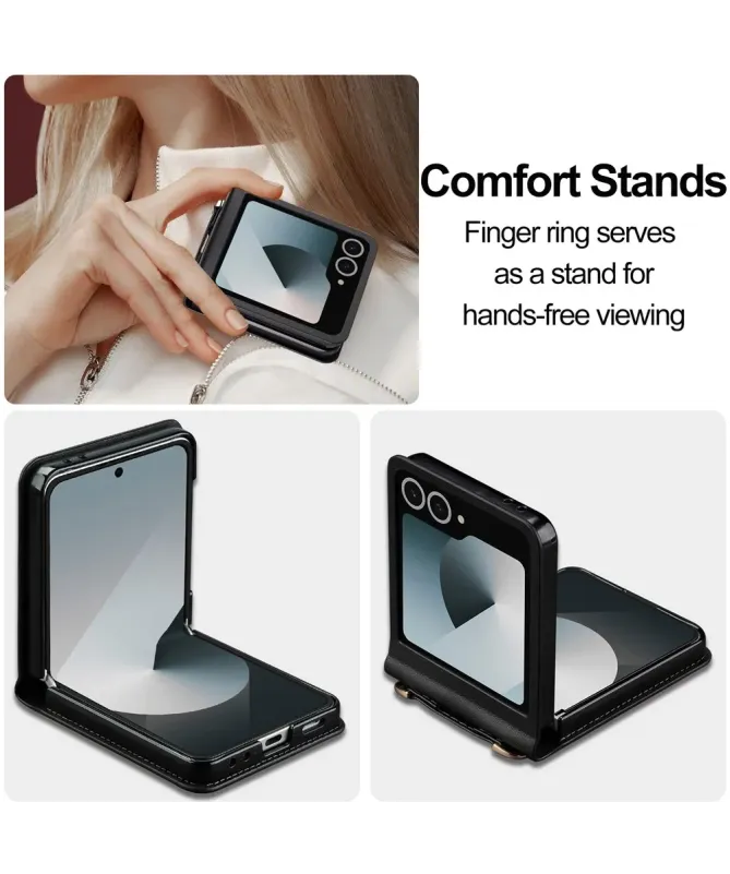 Coque Portefeuille Samsung Galaxy Z Flip 7 avec Bandoulière | NOMADE