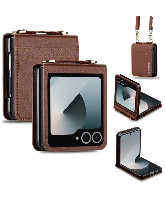Coque Portefeuille Samsung Galaxy Z Flip 7 avec Bandoulière | NOMADE