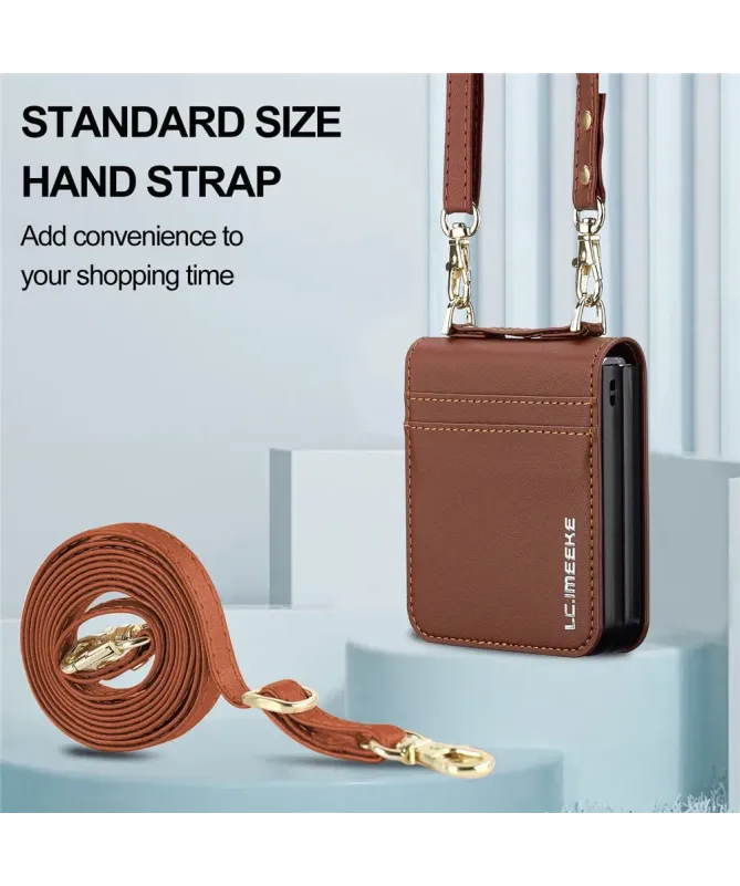 Coque Portefeuille Samsung Galaxy Z Flip 7 avec Bandoulière | NOMADE