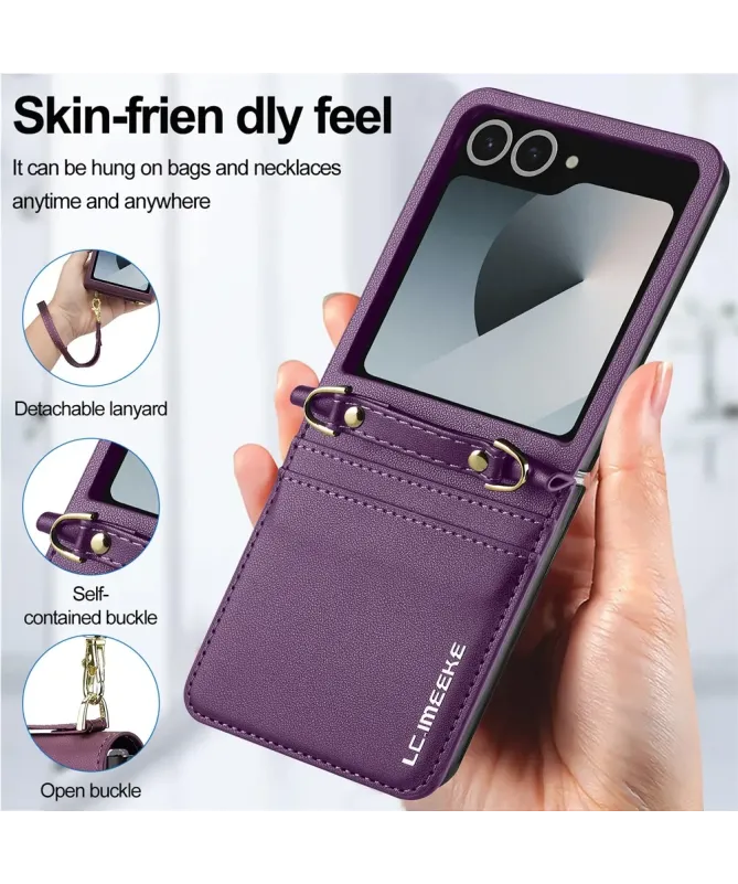 Coque Portefeuille Samsung Galaxy Z Flip 7 avec Bandoulière | NOMADE