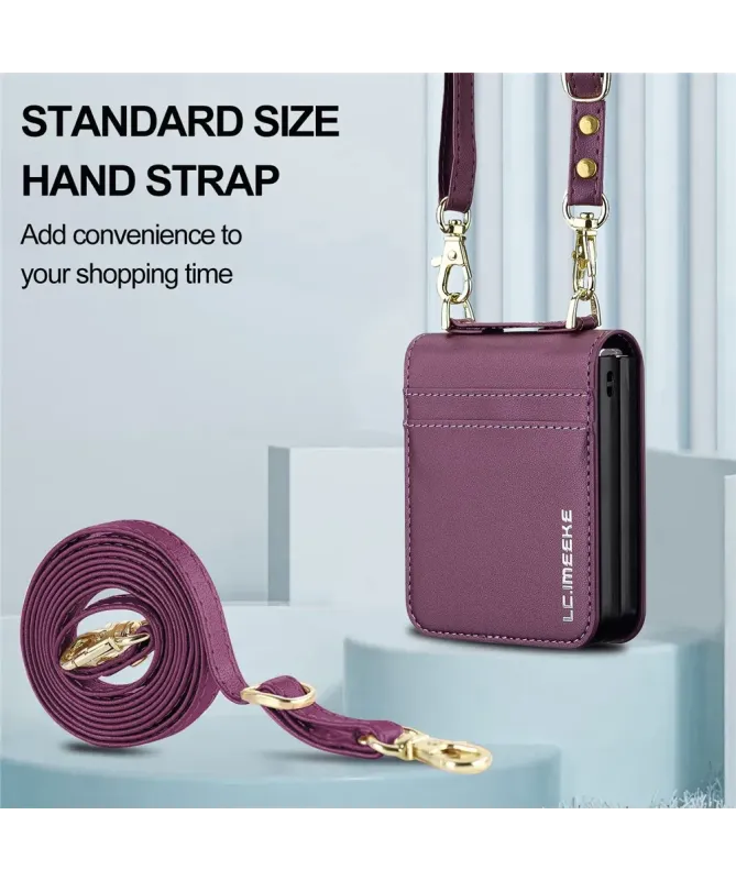 Coque Portefeuille Samsung Galaxy Z Flip 7 avec Bandoulière | NOMADE