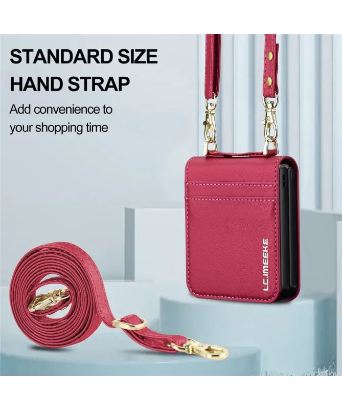 Coque Portefeuille Samsung Galaxy Z Flip 7 avec Bandoulière | NOMADE