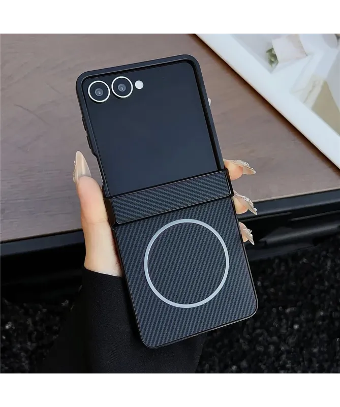 Coque Samsung Galaxy Z Flip 7 Fibre de Carbone Magnétique | STEALTH