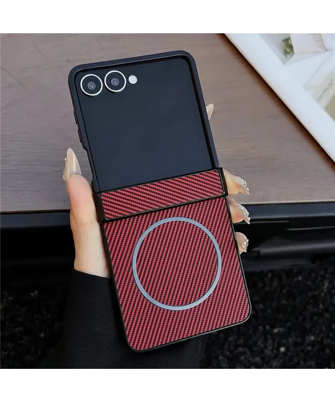 Coque Samsung Galaxy Z Flip 7 Fibre de Carbone Magnétique | STEALTH