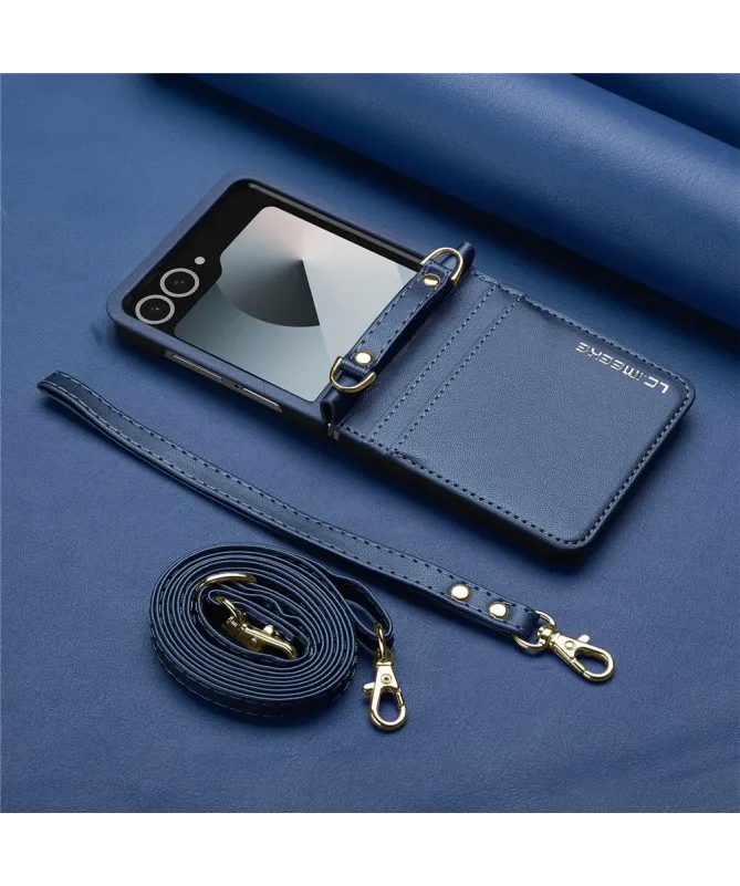 Coque Portefeuille Samsung Galaxy Z Flip 7 avec Bandoulière | NOMADE