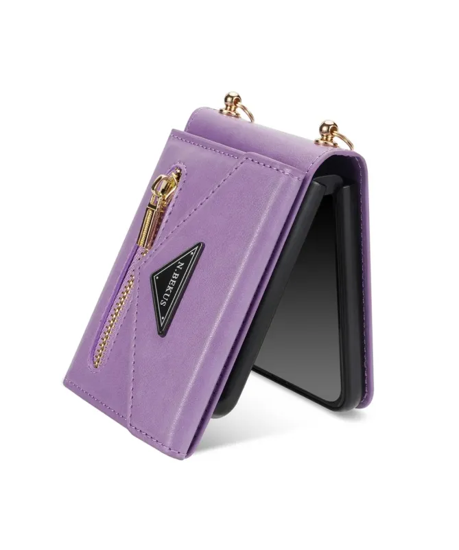 Coque Samsung Galaxy Z Flip 7 N.BEKUS avec Bandoulière
