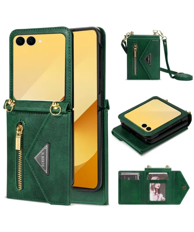 Coque Samsung Galaxy Z Flip 7 N.BEKUS avec Bandoulière