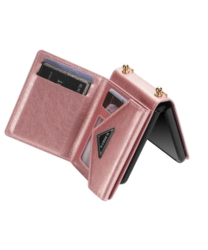 Coque Samsung Galaxy Z Flip 7 N.BEKUS avec Bandoulière