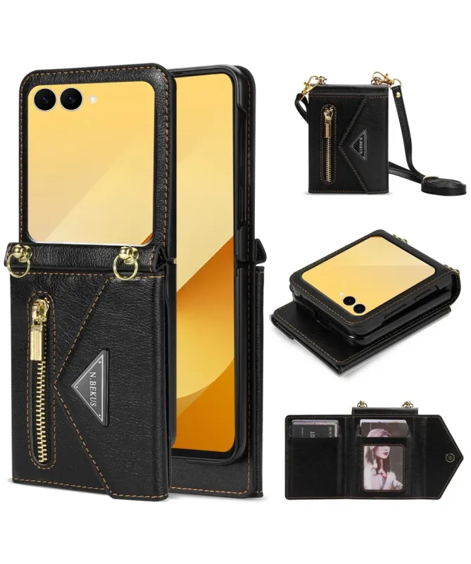 Coque Samsung Galaxy Z Flip 7 N.BEKUS avec Bandoulière