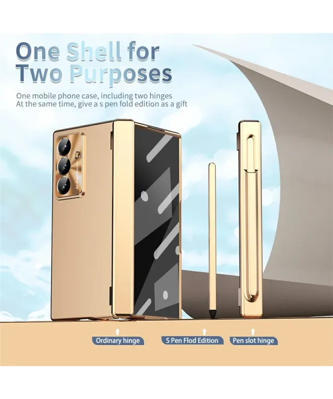 Coque Samsung Galaxy Z Fold 7 avec Protection d'Objectif Coulissante |