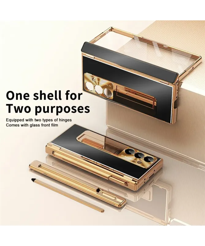 Coque Samsung Galaxy Z Fold 7 Aluminium Bicolore avec Stylet | APOGEE