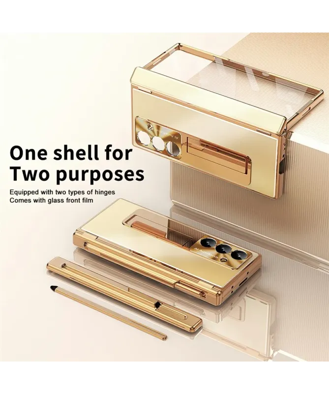 Coque Samsung Galaxy Z Fold 7 Aluminium Bicolore avec Stylet | APOGEE