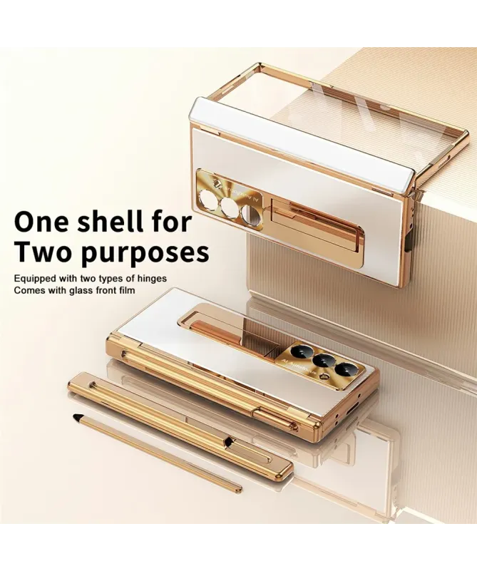 Coque Samsung Galaxy Z Fold 7 Aluminium Bicolore avec Stylet | APOGEE