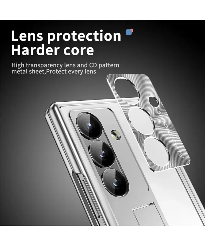 Coque Samsung Galaxy Z Fold 7 Aluminium avec Support et Stylet | MONOL