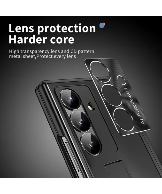 Coque Samsung Galaxy Z Fold 7 Aluminium avec Support et Stylet | MONOL