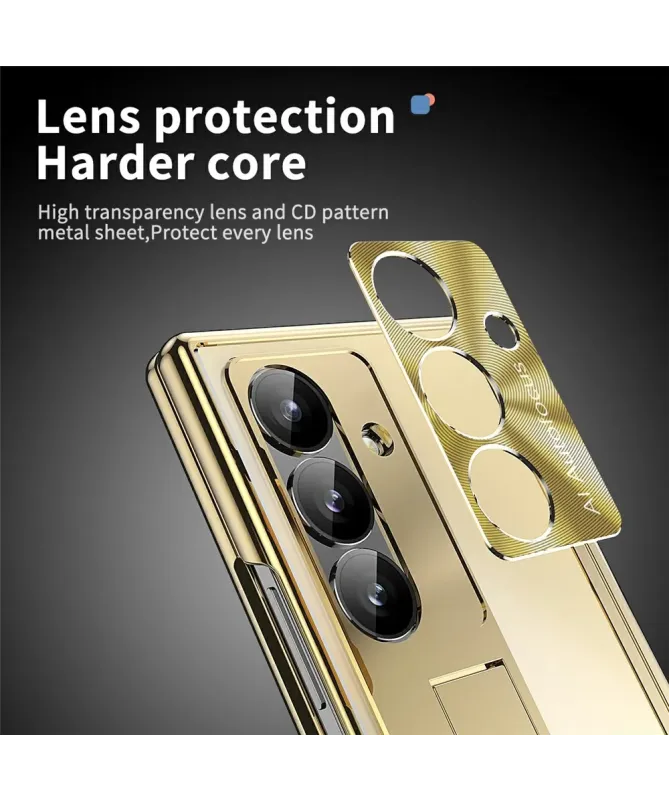 Coque Samsung Galaxy Z Fold 7 Aluminium avec Support et Stylet | MONOL