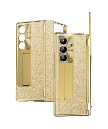 Coque Samsung Galaxy Z Fold 7 avec Support, Stylet et Double Charnière