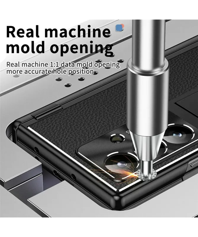 Coque Samsung Galaxy Z Fold 7 avec Support, Stylet et Double Charnière