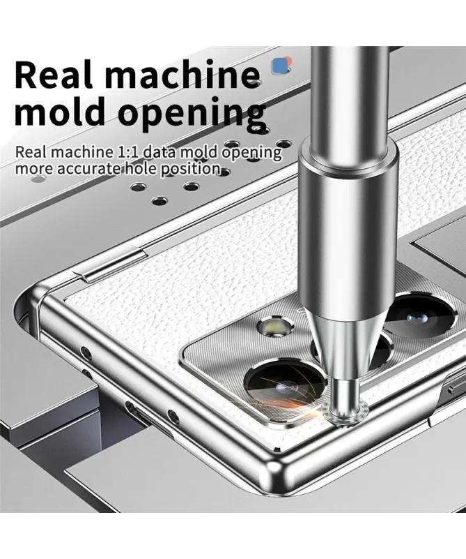 Coque Samsung Galaxy Z Fold 7 avec Support, Stylet et Double Charnière