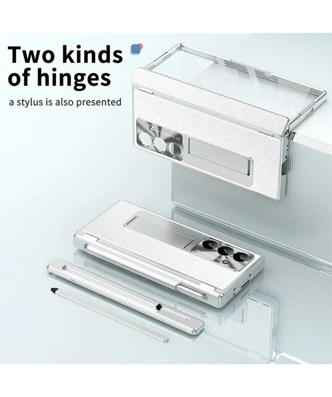 Coque Samsung Galaxy Z Fold 7 avec Support, Stylet et Double Charnière