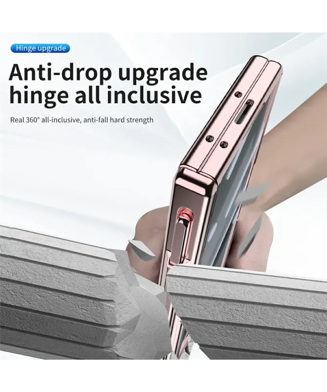 Coque Samsung Galaxy Z Fold 7 Transparente avec Support et Porte-Style