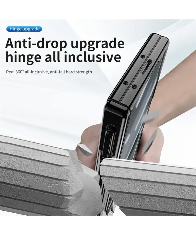 Coque Samsung Galaxy Z Fold 7 Transparente avec Support et Porte-Style