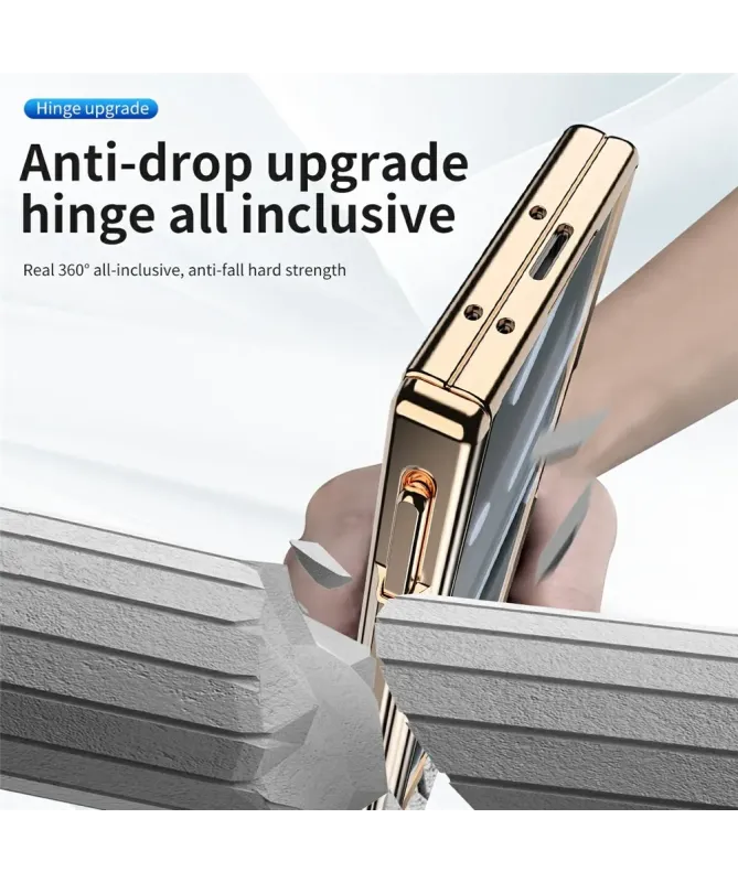 Coque Samsung Galaxy Z Fold 7 Transparente avec Support et Porte-Style