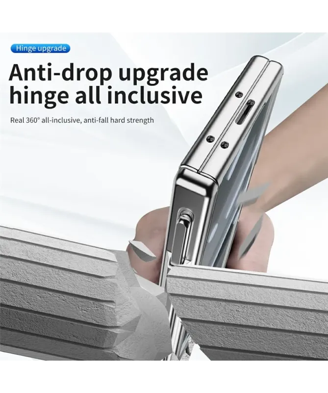 Coque Samsung Galaxy Z Fold 7 Transparente avec Support et Porte-Style